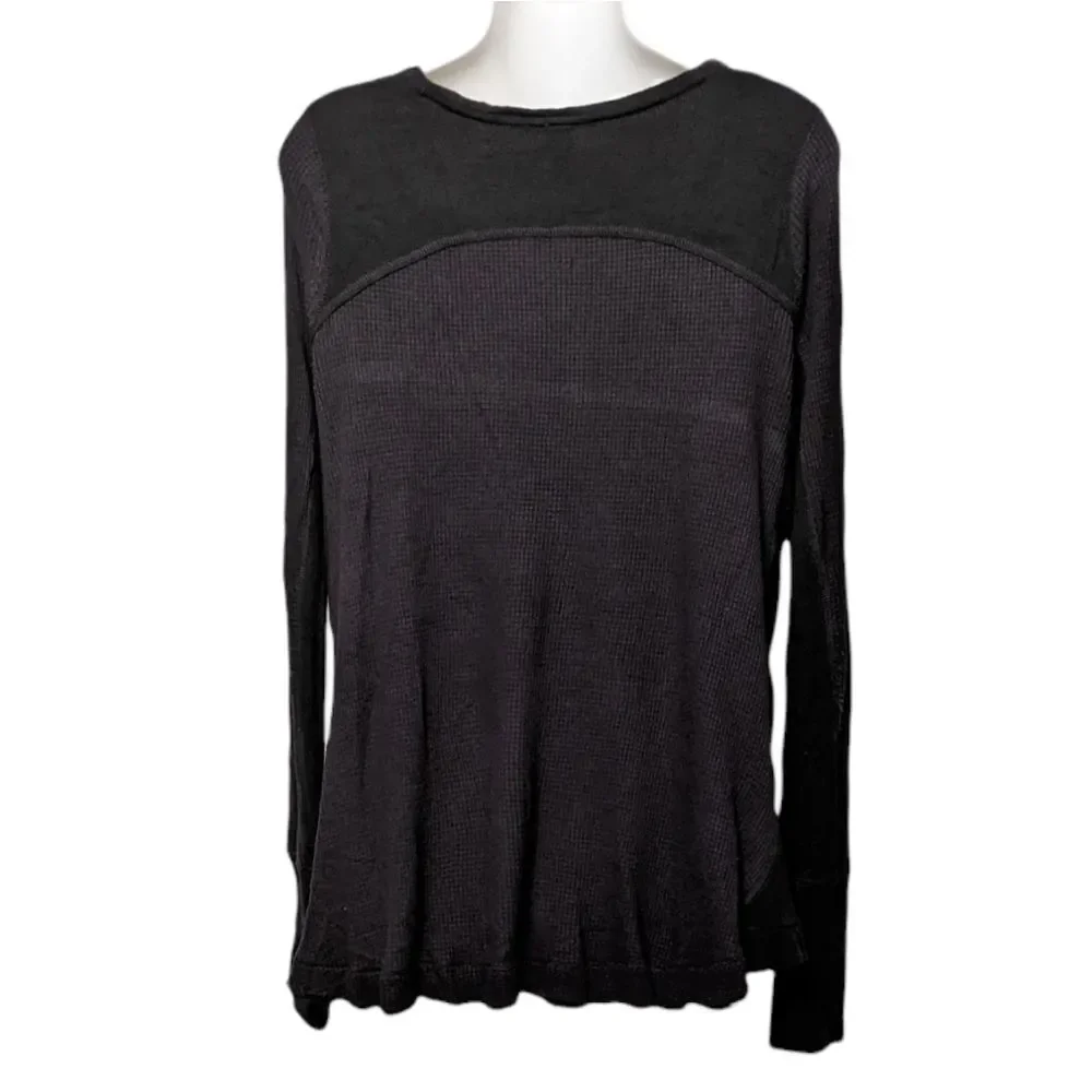 FREE PEOPLE Malibu Thermal Pullover Sweater XS